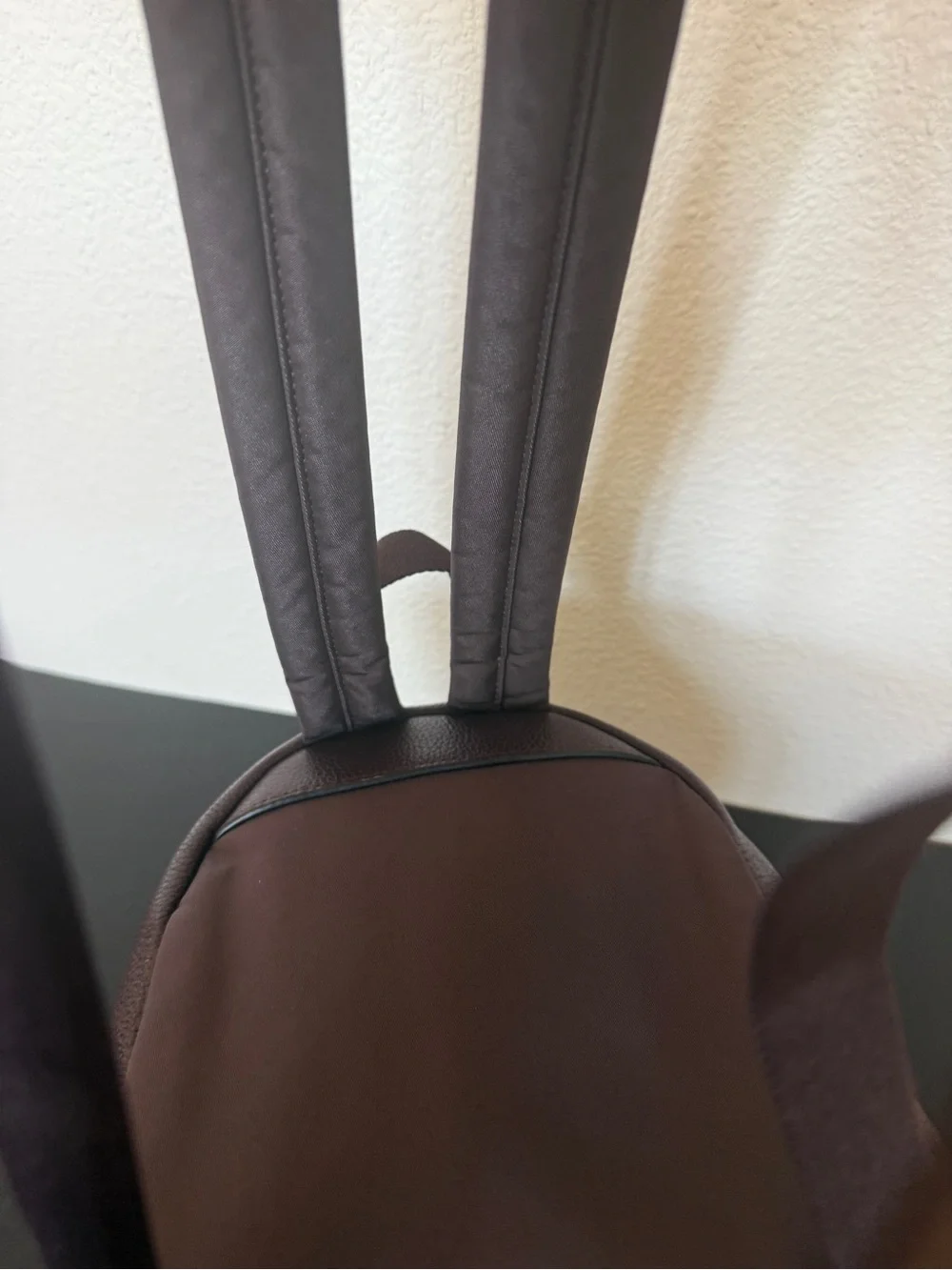 Coach Mini Charlie Backpack Burgundy Pebbled Leather Gold Hardware Bag EUC